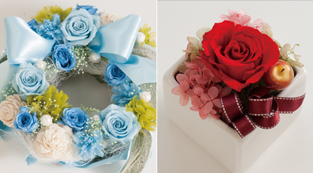 プリザーブドフラワーアレンジ